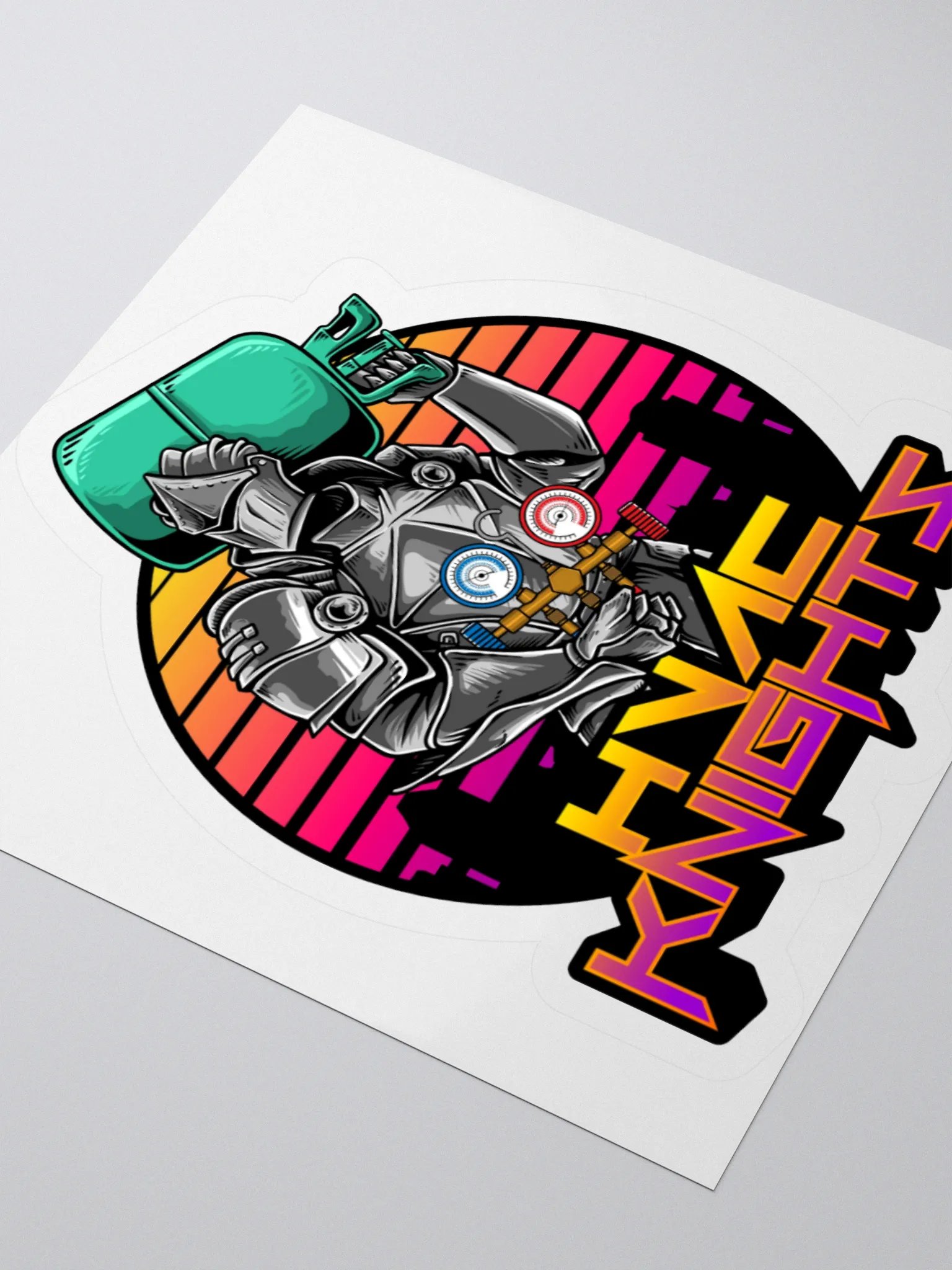 HVAC KNIGHTS Sticker product image (5)