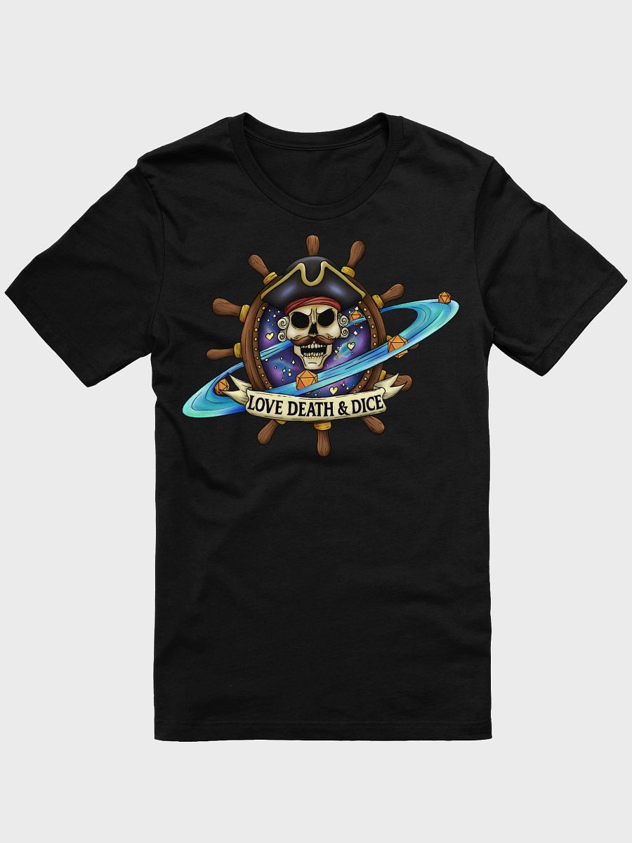 Love Death and Dice: Astral Adventures – Spelljammer Skull Tee product image (1)