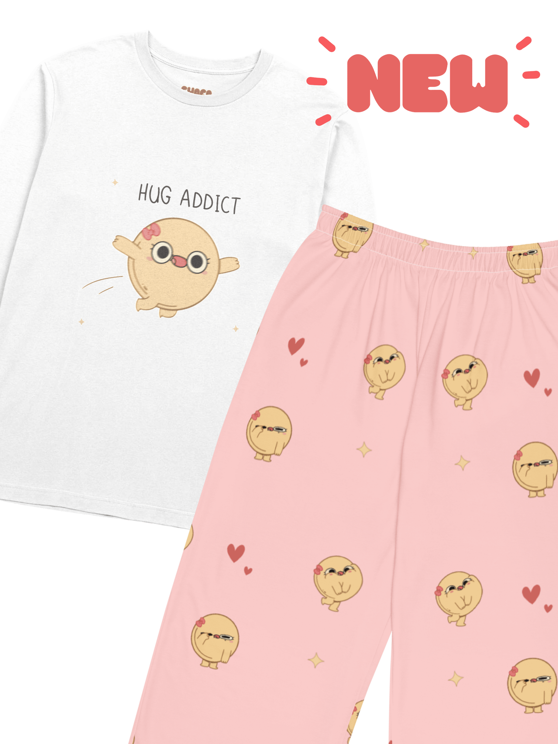 Pancake Hug Addict Pajamas Set product image (1)