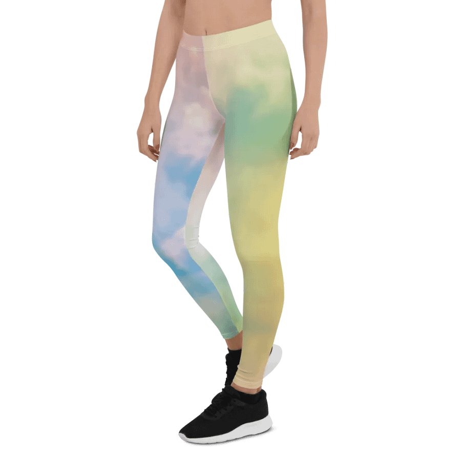 Blur cloud rainbow Design Legging - V10 product image (6)
