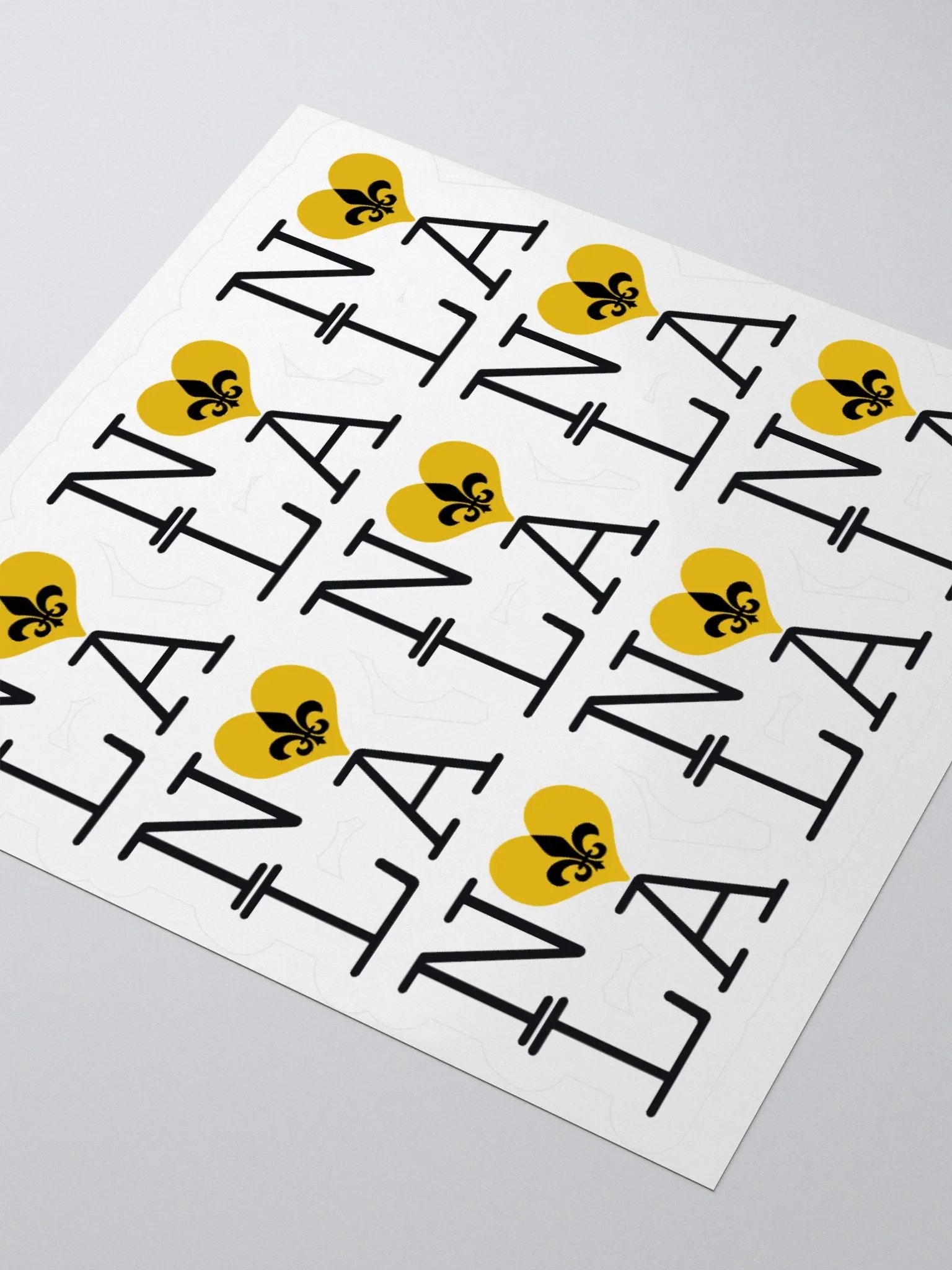 I LOVE NOLA **LEGACY STICKER** (GOLD) product image (3)