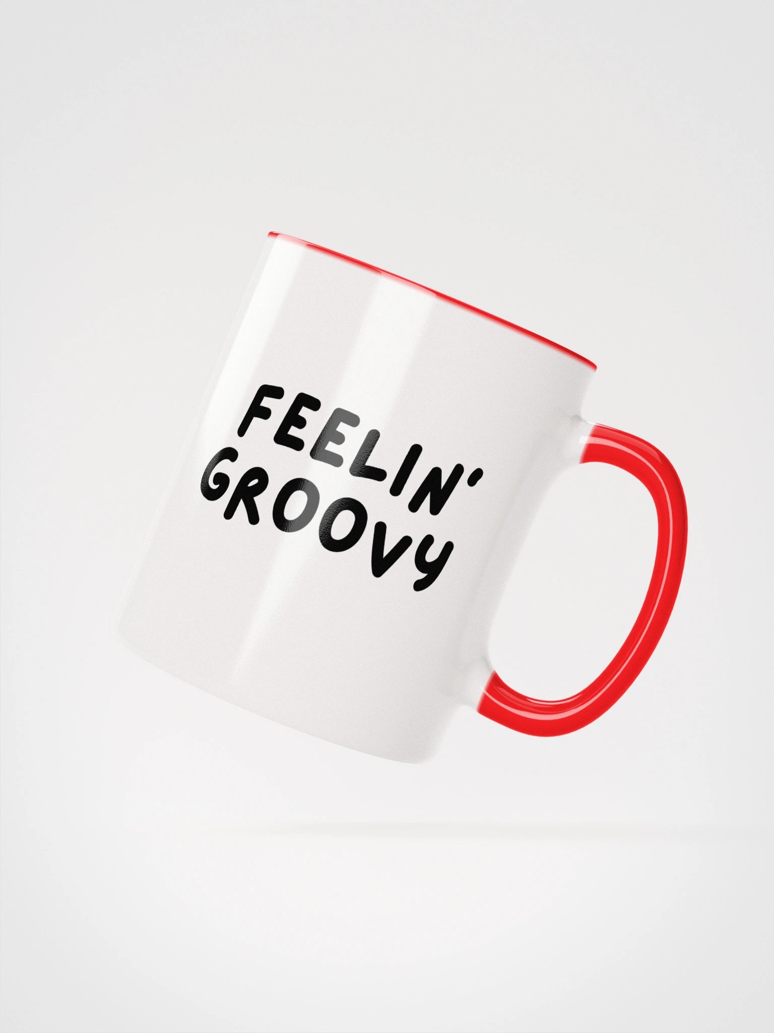 “Feelin’ Groovy” My Vibe Ceramic Mug with Color product image (3)