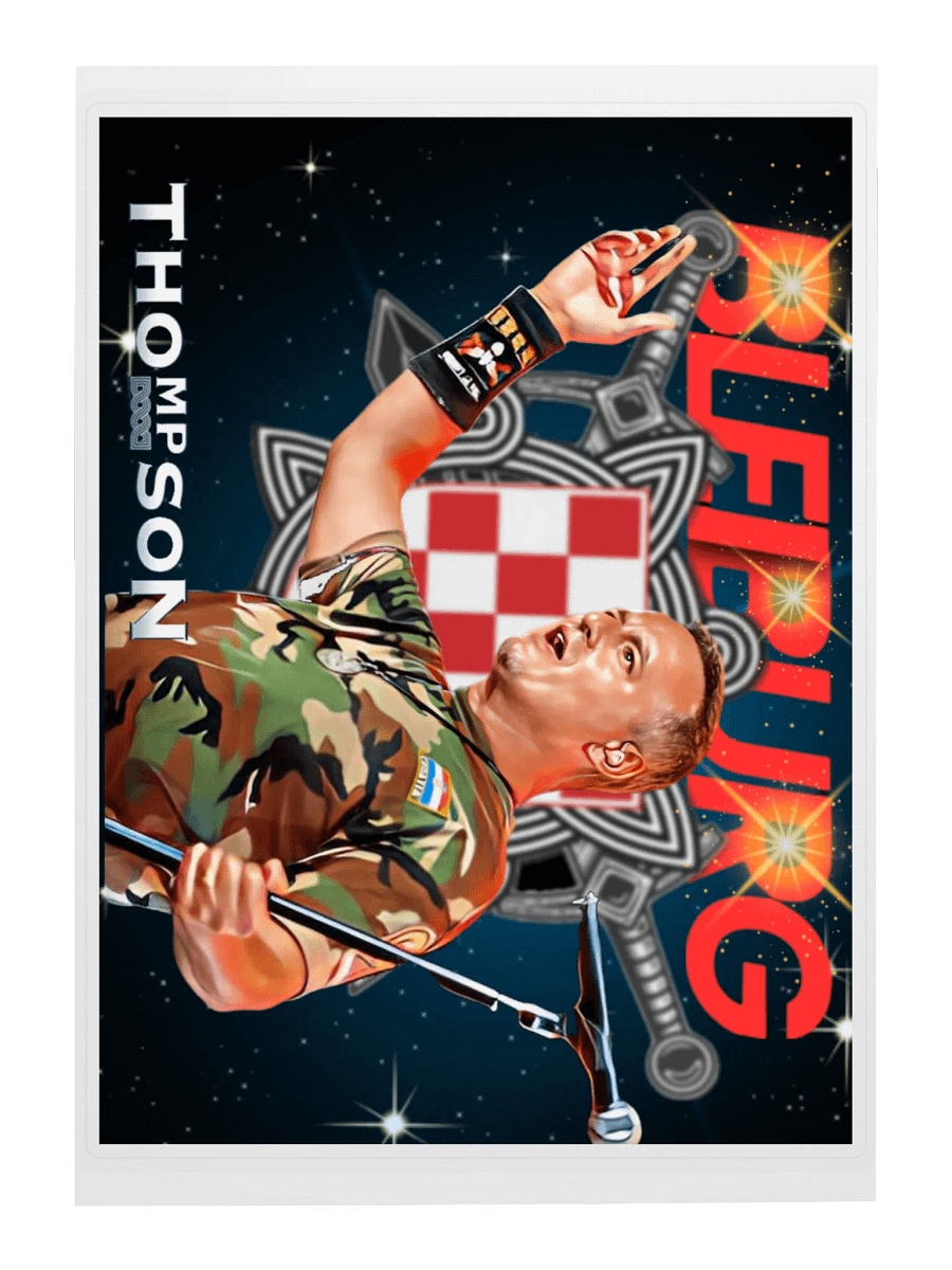 Patriotic Camo Mic Sticker Sheet product image (3)