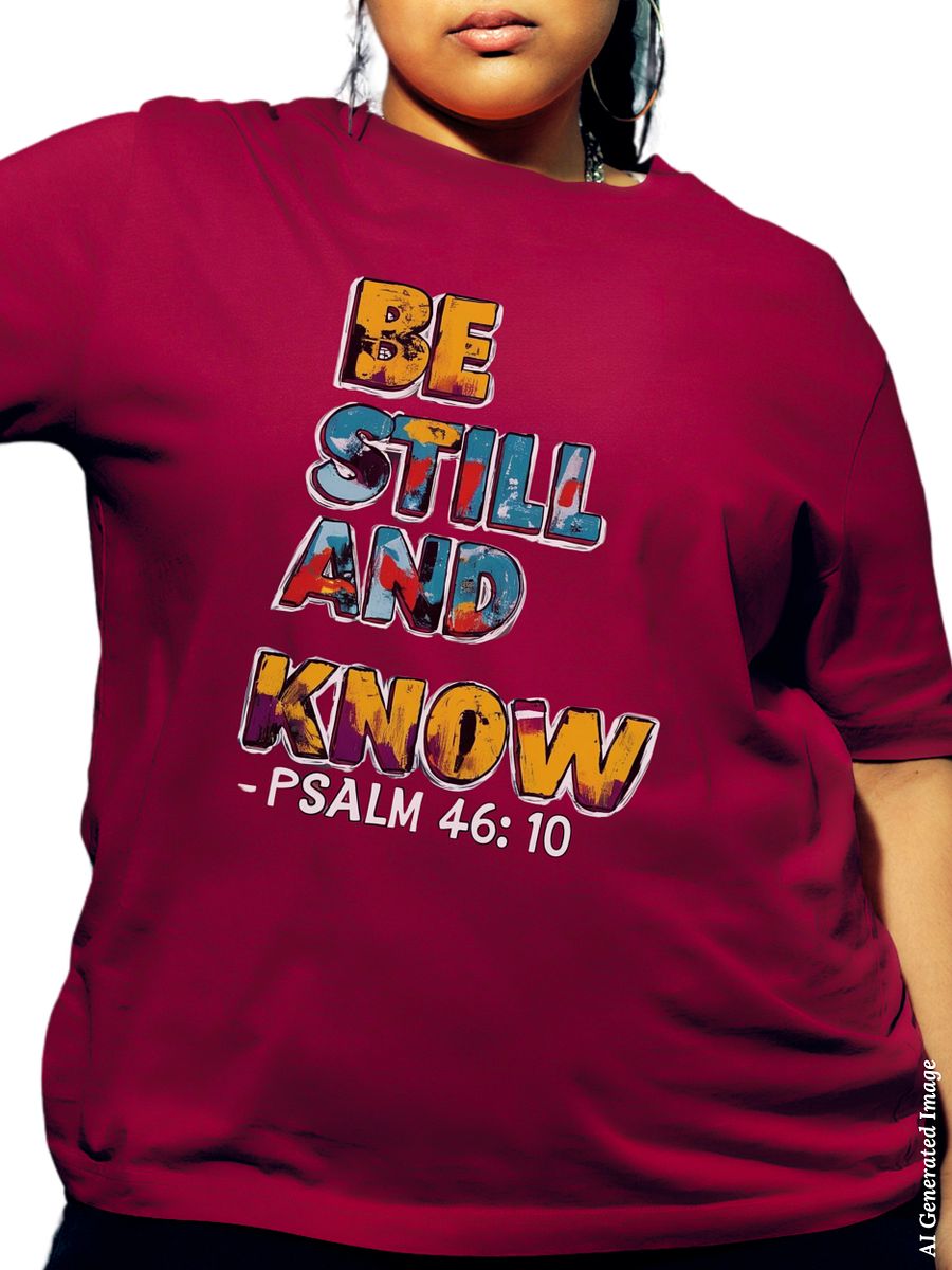 Psalm 46:10 Retro Canvas product image (3)