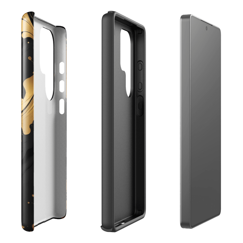 Tough Case for Samsung – Mystic Gold Flow product image (47)