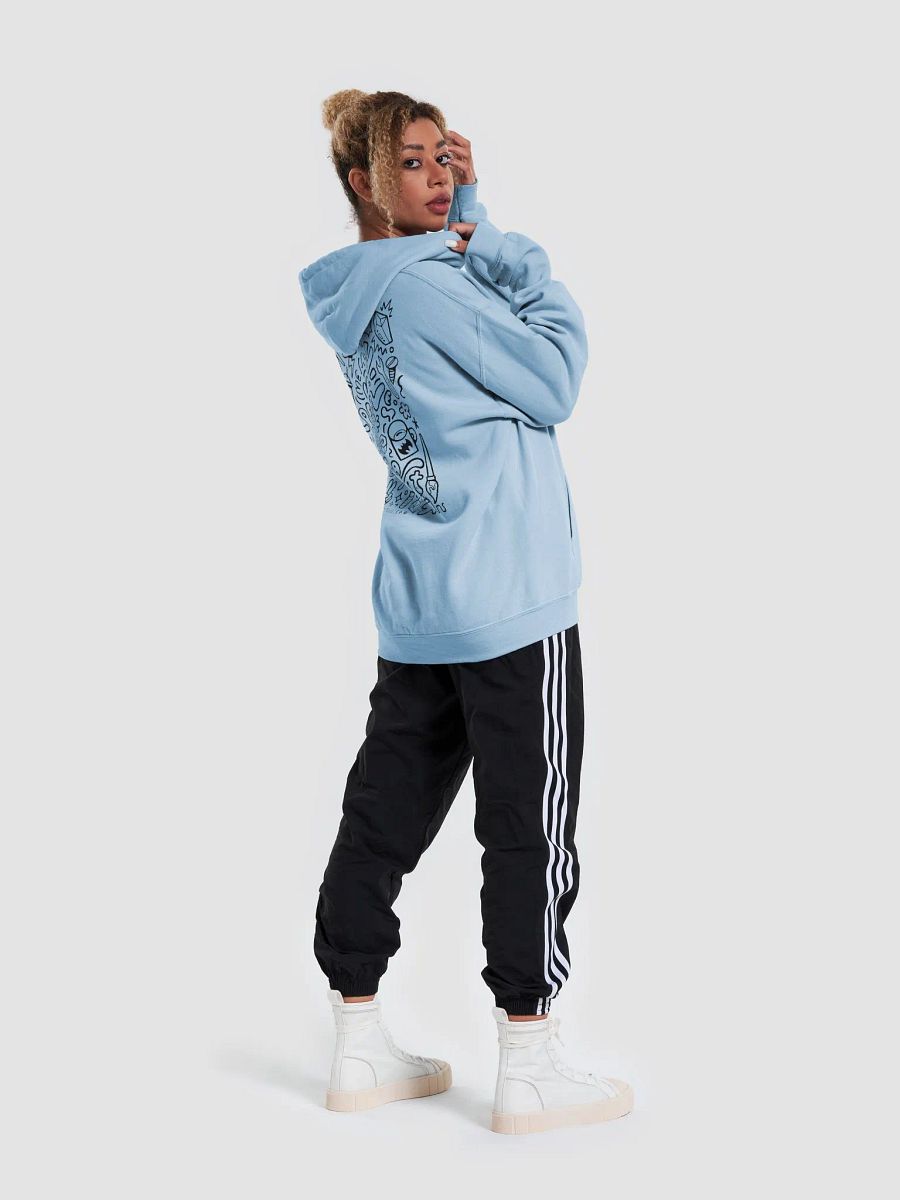 CREATIVE CHAOS HOODIE - Black txt product image (5)