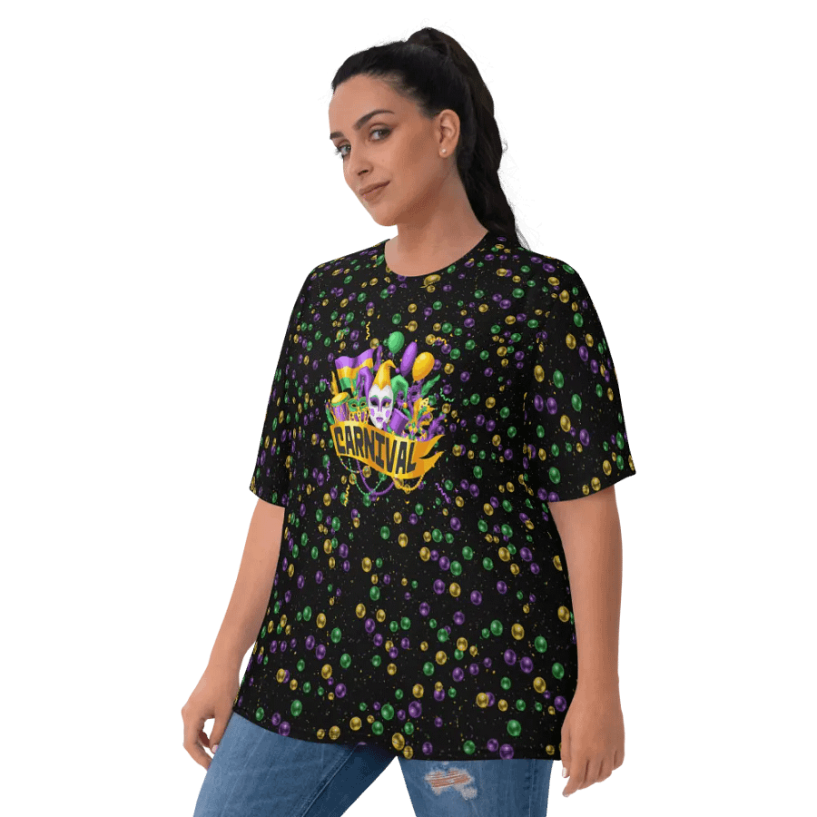 Mardi Gra All Over Print T-shirt product image (9)