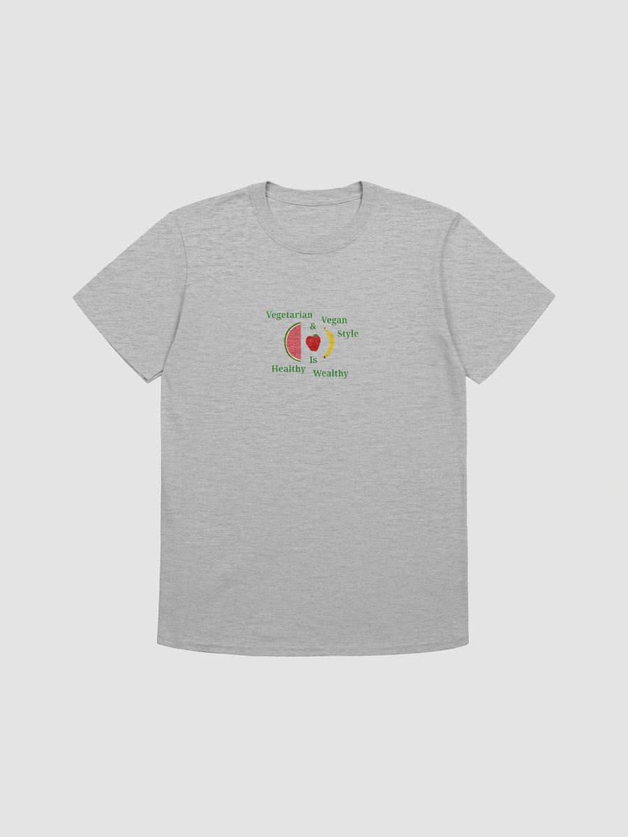 Healthy Wealthy Vegetarian T-Shirt product image (1)