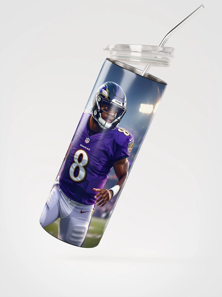 lamar jackson tumbler product image (2)