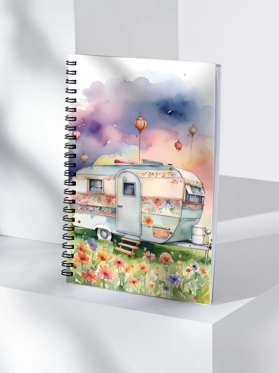 Lanterns & Wildflowers Adventure Spiral Notebook product image (4)