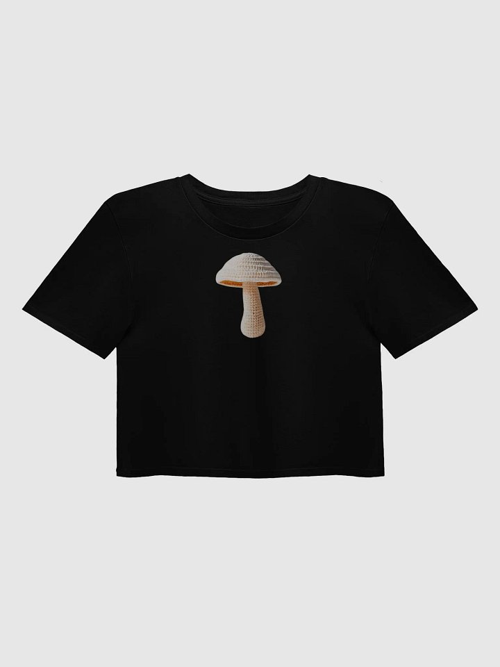 CozyAvocado Women's Premium Mushroom Crop Top #2 product image (1)