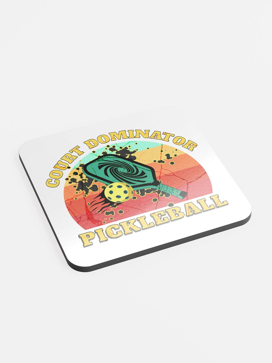 Court Dominator Pickleball Artistic Paddle Coaster product image (3)