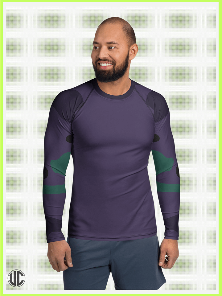 Midnight Purple Camo – Men’s Rash Guard product image (1)