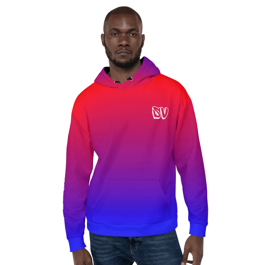 STRAIGHT VIBIN NEON COLOR FADE STYLE DEATH NOTE HOODIE product image (6)