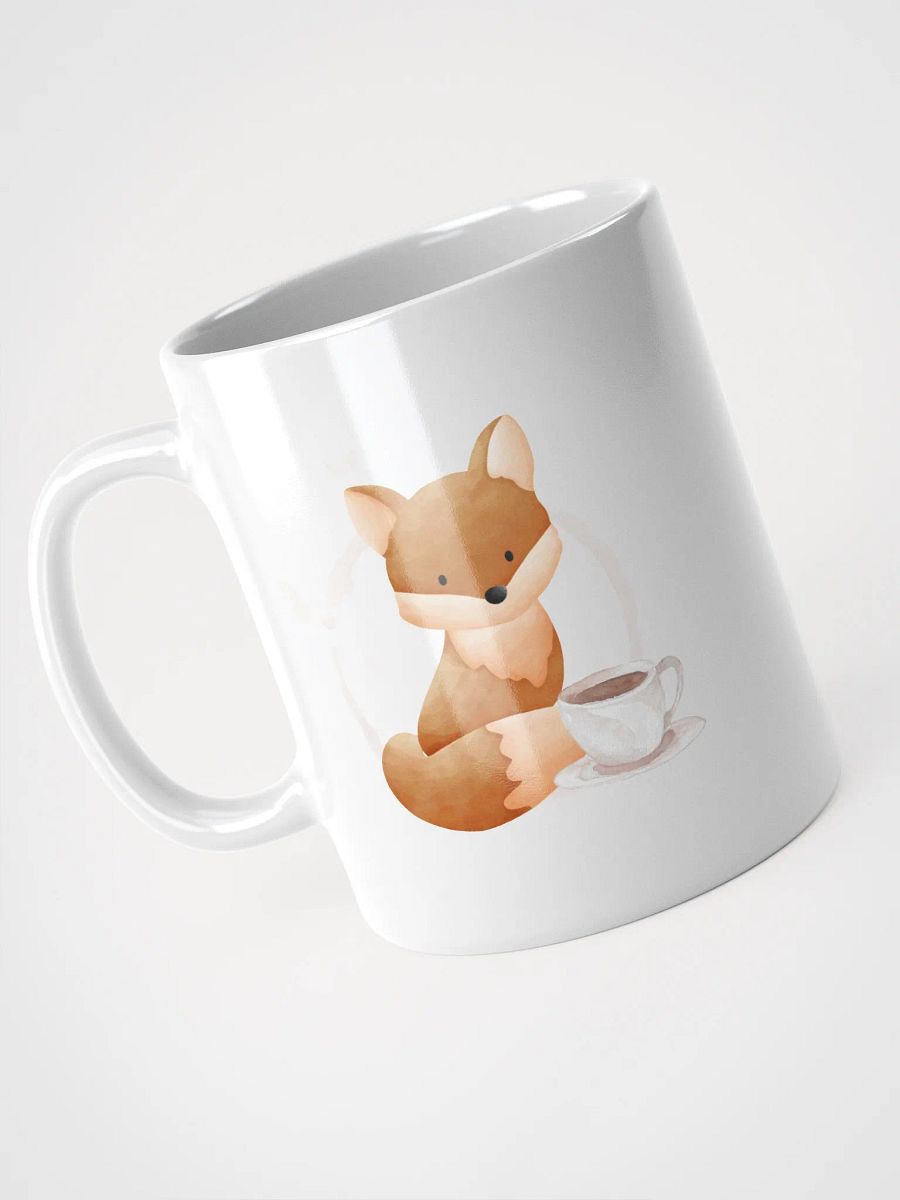 Coffee with Peach | White Glossy Mug product image (1)