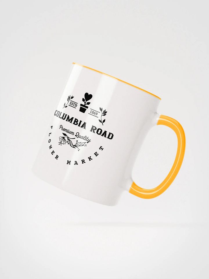 Columbia Road Market Peek-a-Boo Ceramic Mug (Orange) product image (2)