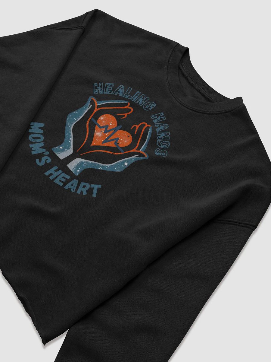 MOM'S HEART, Heartfelt Healing Women's Crop Sweatshirt product image (14)