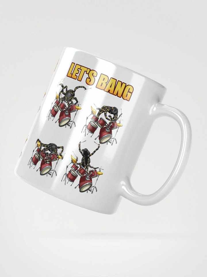 Tarantula Drumming (With Text) - Mug product image (2)