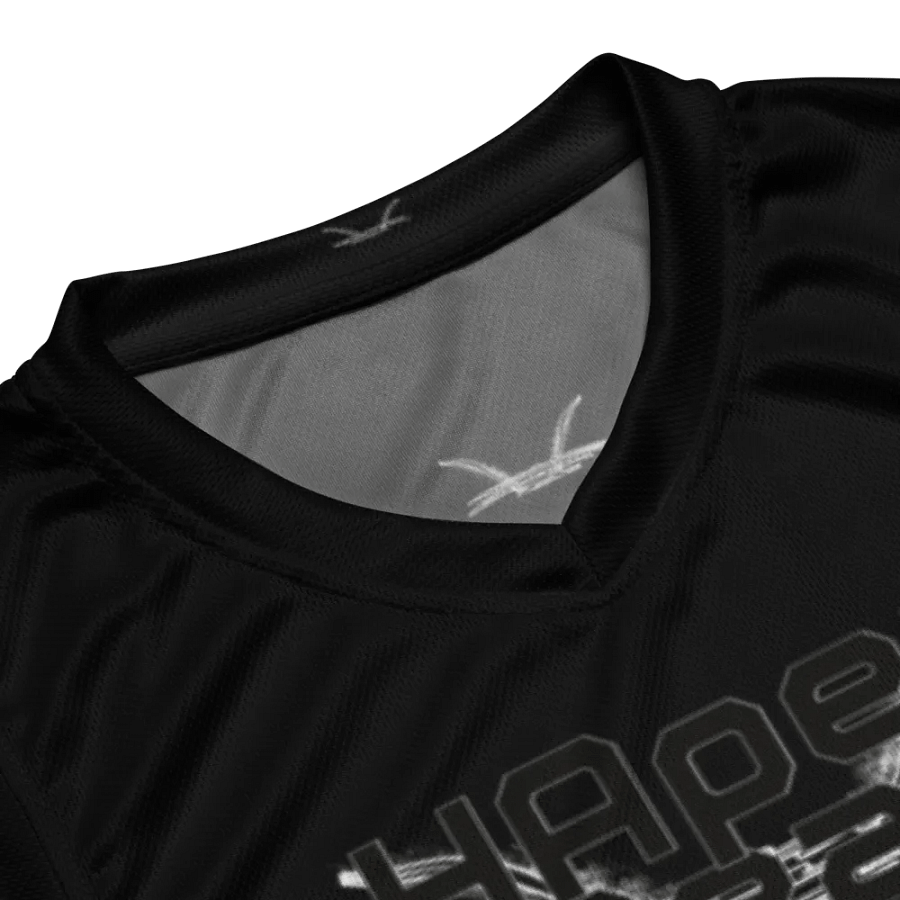 Kaidoom Dev - Black - Recycled Unisex Basketball Jersey - Black HApex Gear Black Logo product image (9)