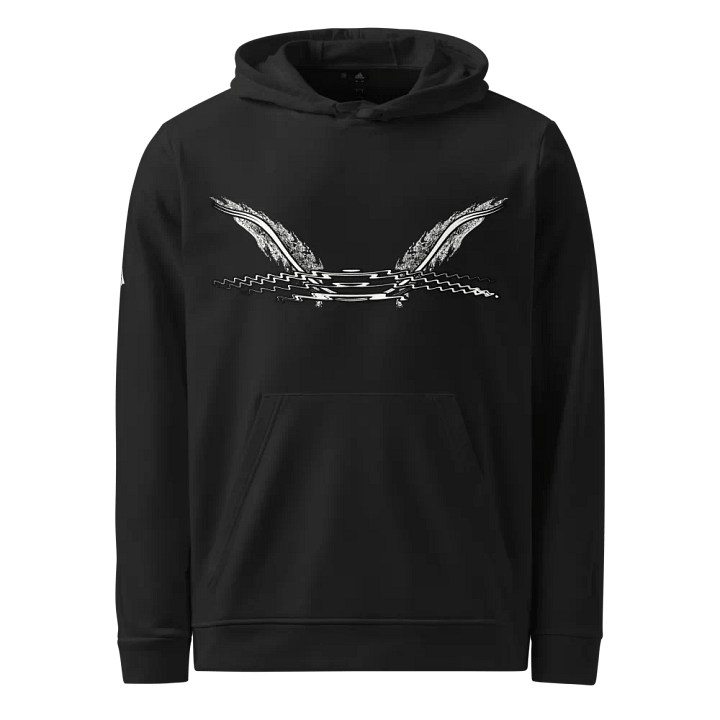 Fleece Hoodie - White HApex Gear White Logo product image (1)
