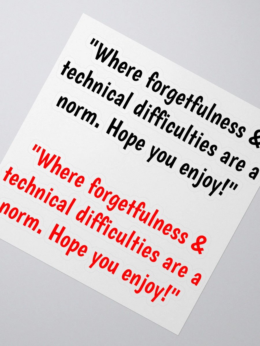 Black & Red Jeeper Quote Stickers product image (4)