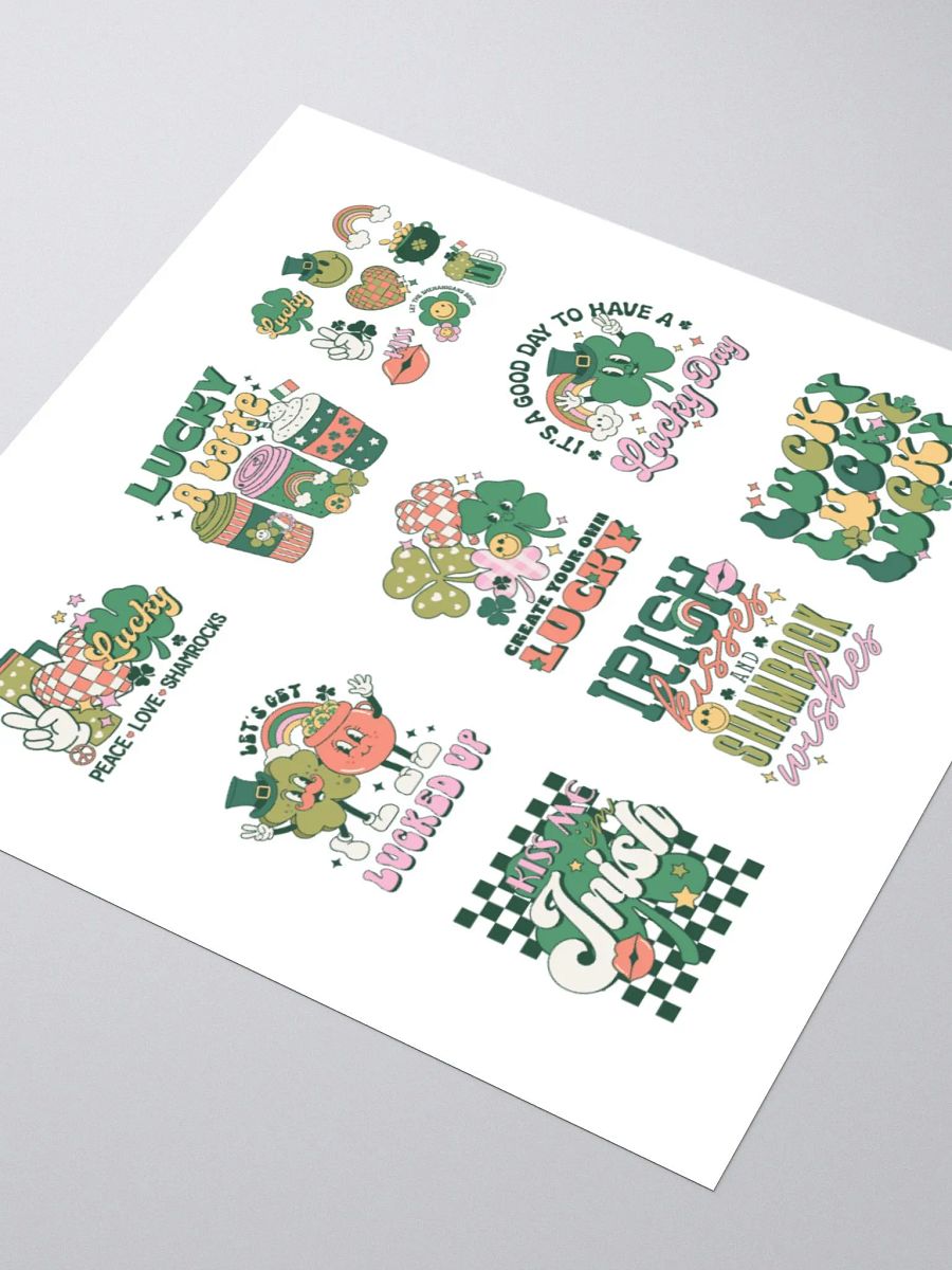 Whimsical St. Patrick's Day Stickers Set product image (8)