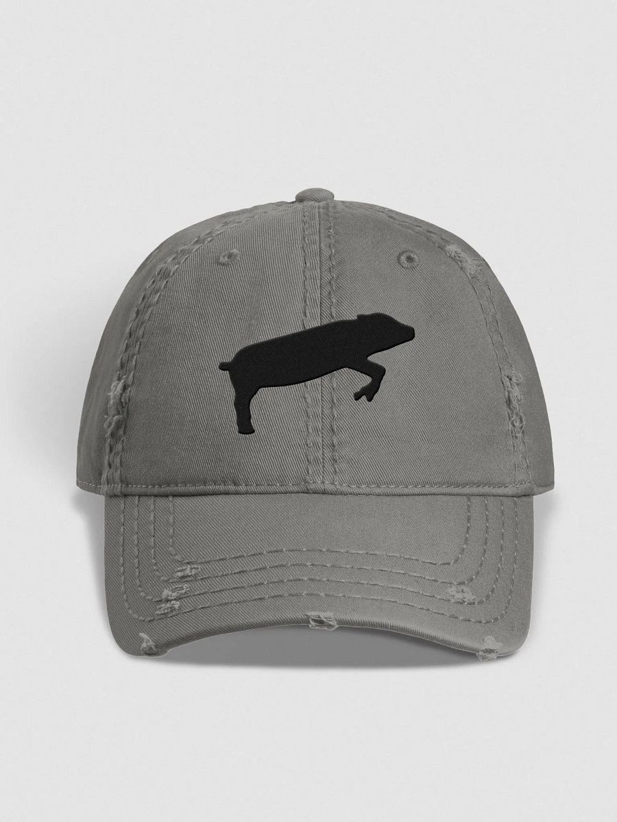 Leaping Pig Logo DARK (Otto Distressed Dad Hat) product image (10)