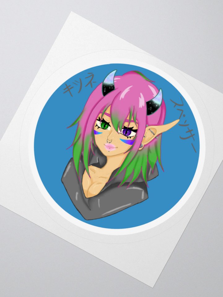 KitsuneSpenxer Logo Sticker product image (7)