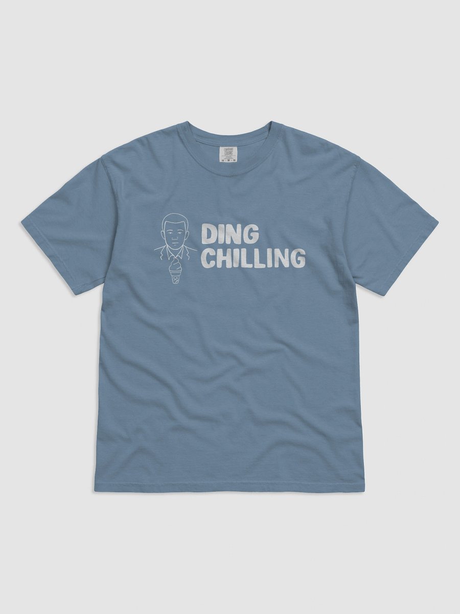 Ding Chilling [4a] – Funny Chess Meme Design | White Line Art for Light Colors | T-Shirt product image (8)