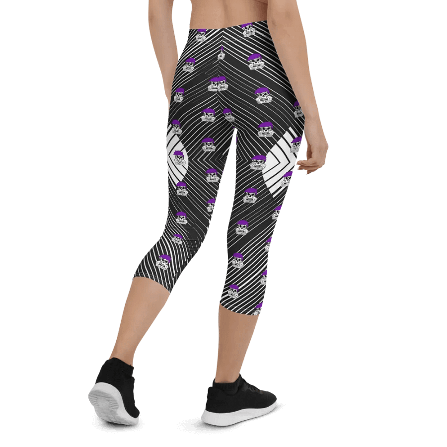 Enigma Nation All-Over Print Capri Leggings product image (11)
