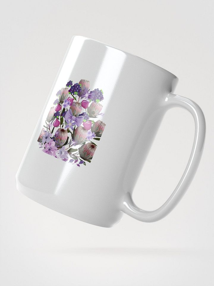 Elegant Purple Floral Bouquet – Protea, Berries & Bow Design product image (2)