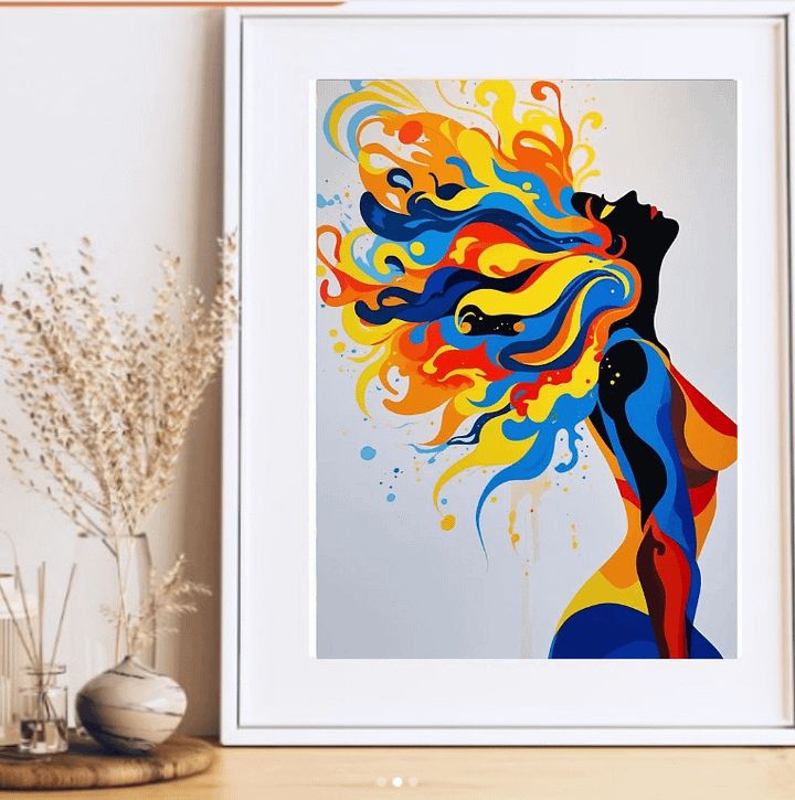 Colorful Abstract Silhouette product image (1)