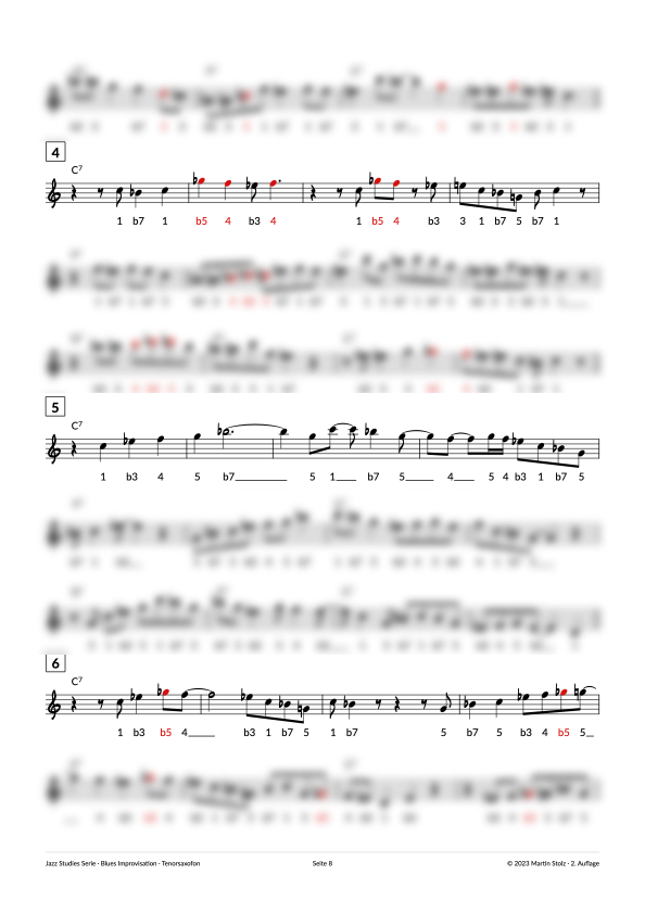 7 Schritte zum perfekten Blues Solo - Tenorsax product image (8)