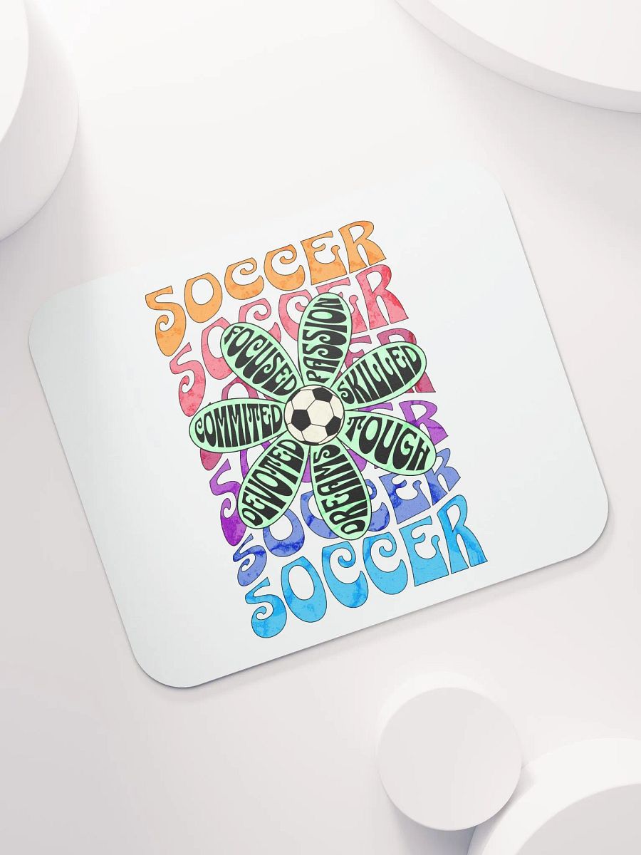 Flower Soccer Motivational Dreams Mouse Pad product image (5)