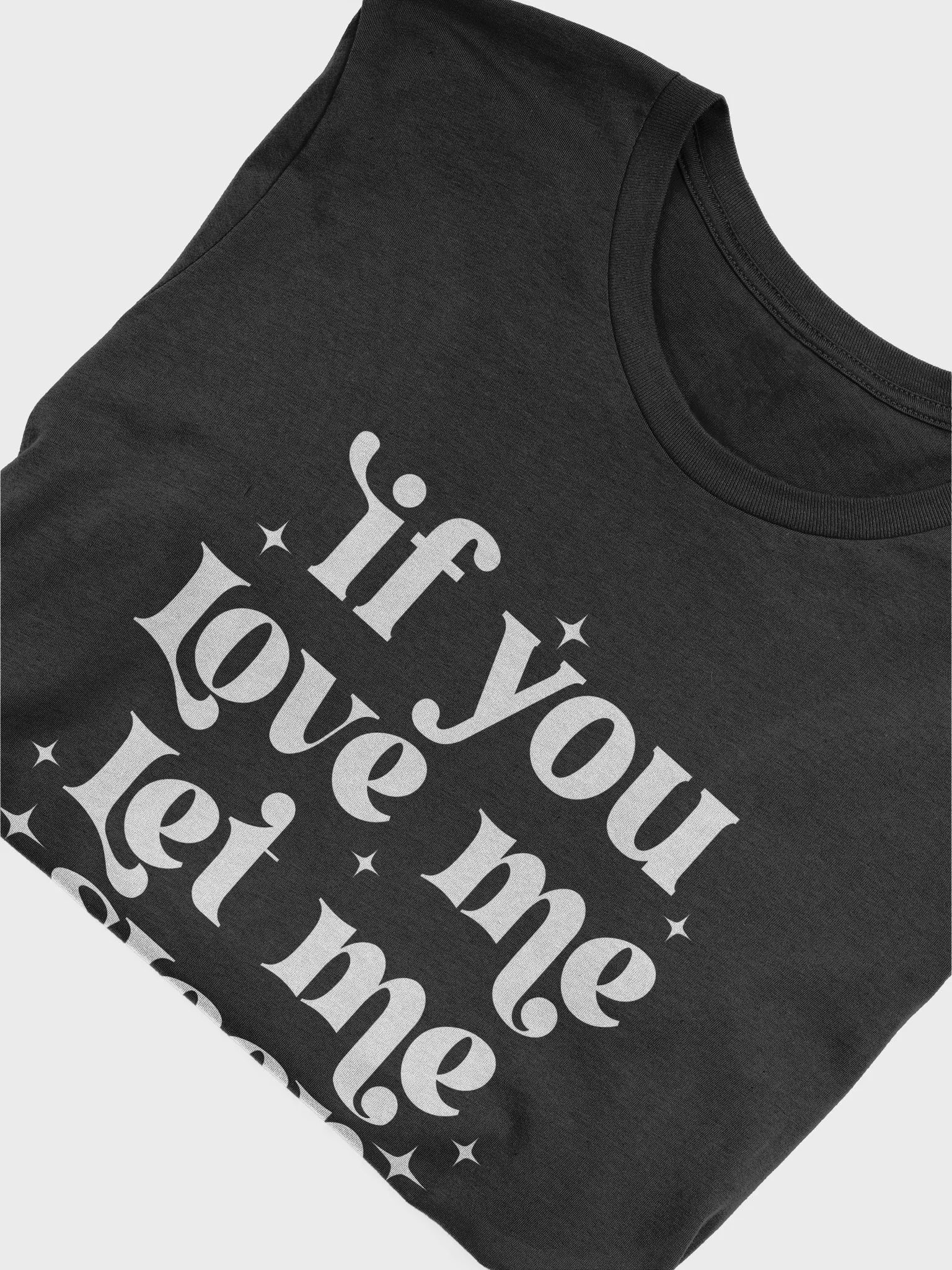 If You Love Me Let Me Sleep Women's Black T-Shirt product image (5)