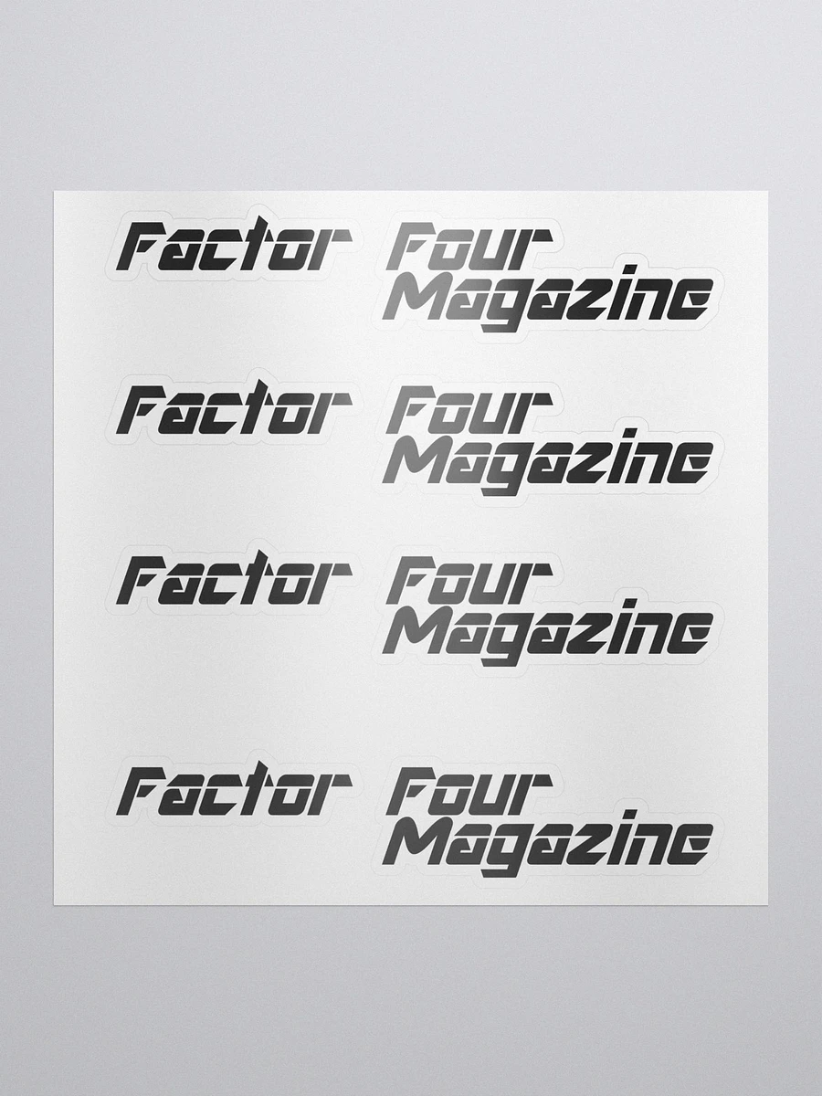 Factor Four Magazine Stickers product image (1)