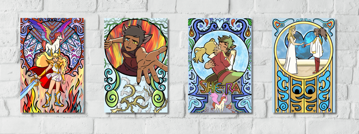 She-Veau Set (Original on Canvas) product image (1)