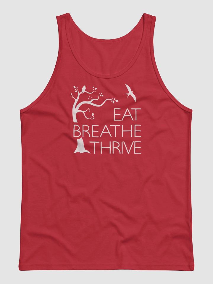 Eat Breathe Thrive | red tank product image (1)