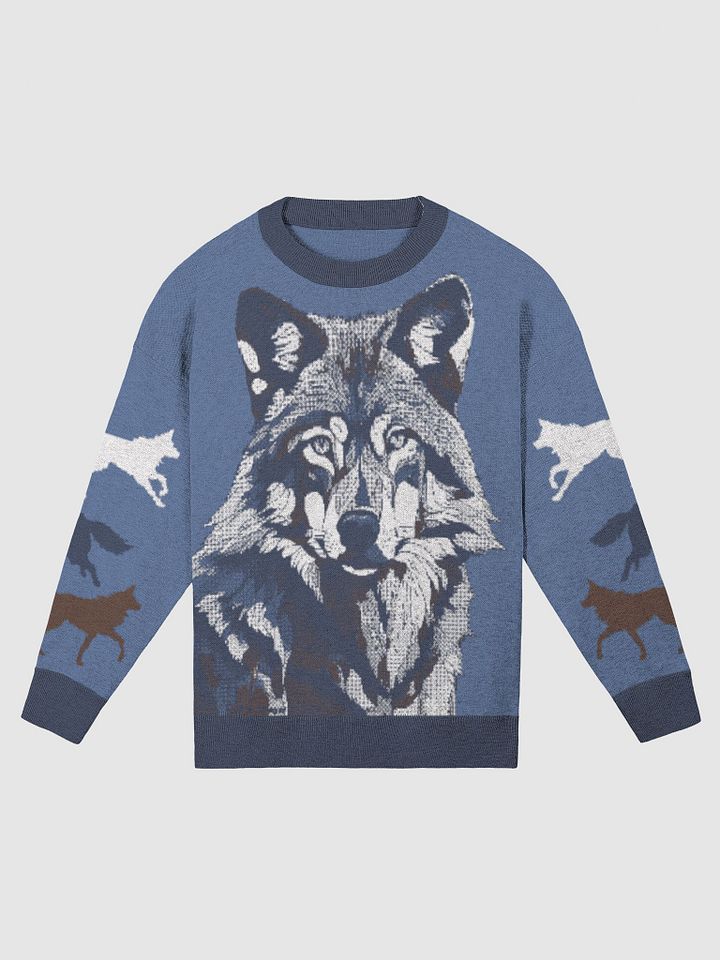 Timber Wolf Pack Knitted Sweater product image (3)