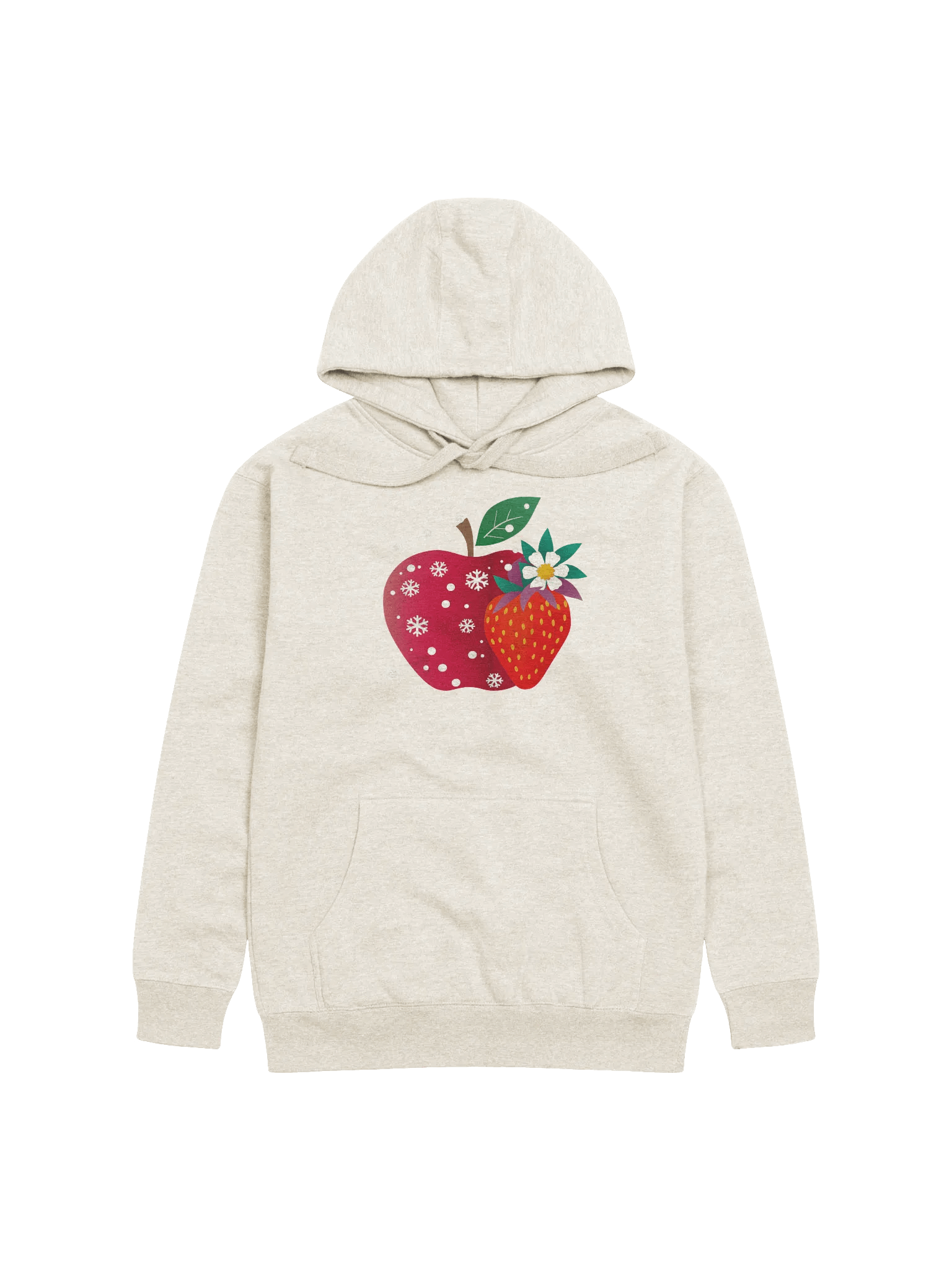 Snowflake Apple Unisex Hoodie product image (4)