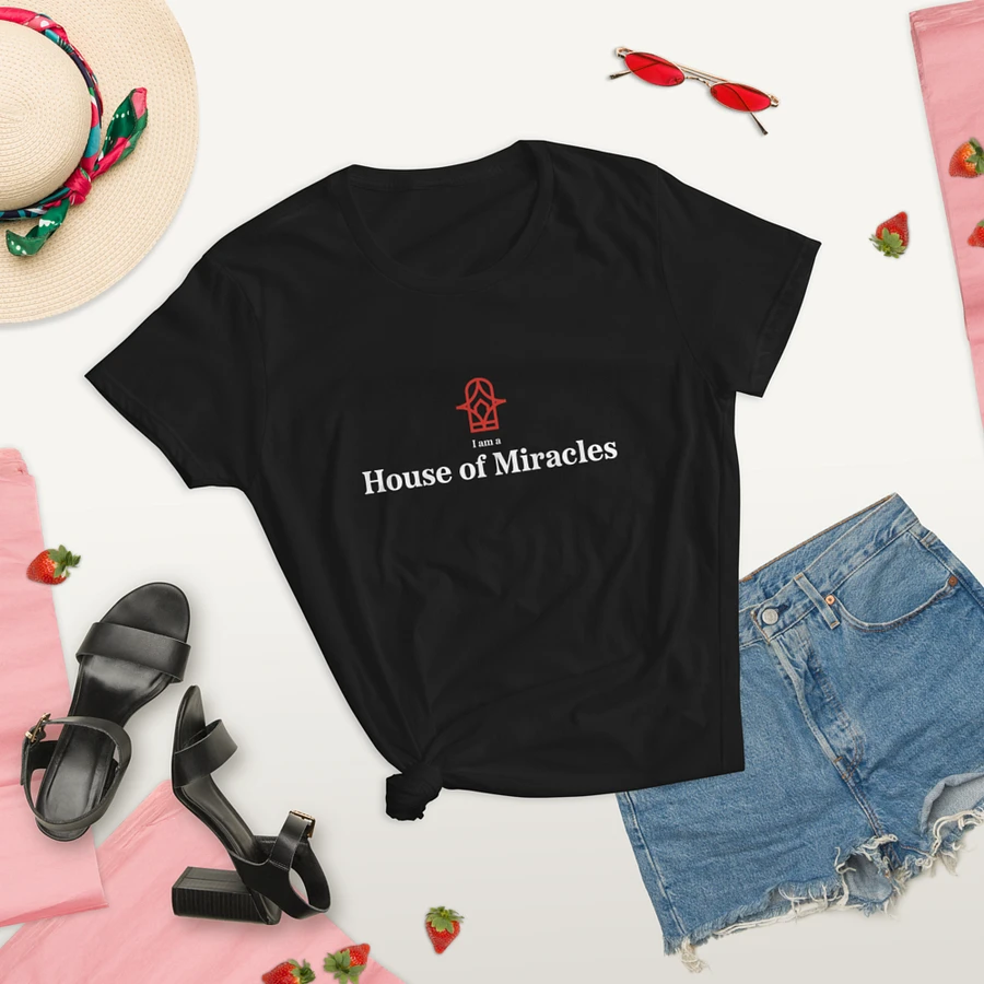 I am a House of Miracles - Fitted (Female) - Black product image (15)