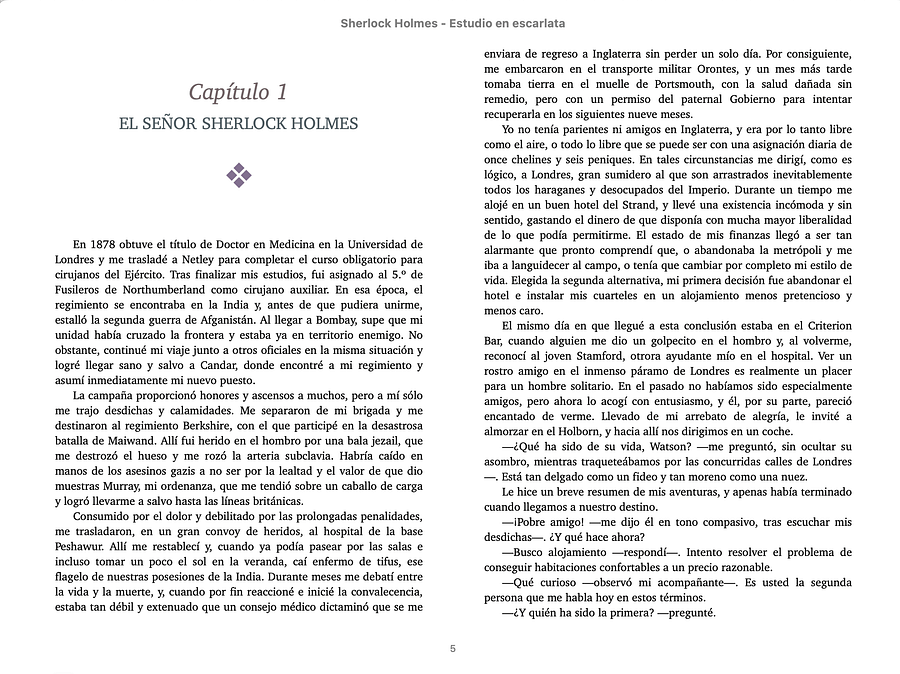 Sherlock Holmes en Estudio en Escarlata de Arthur Conan Doyle - E-book product image (3)