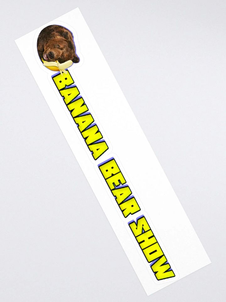 Banana Bear Show Long Logo Sticker product image (2)