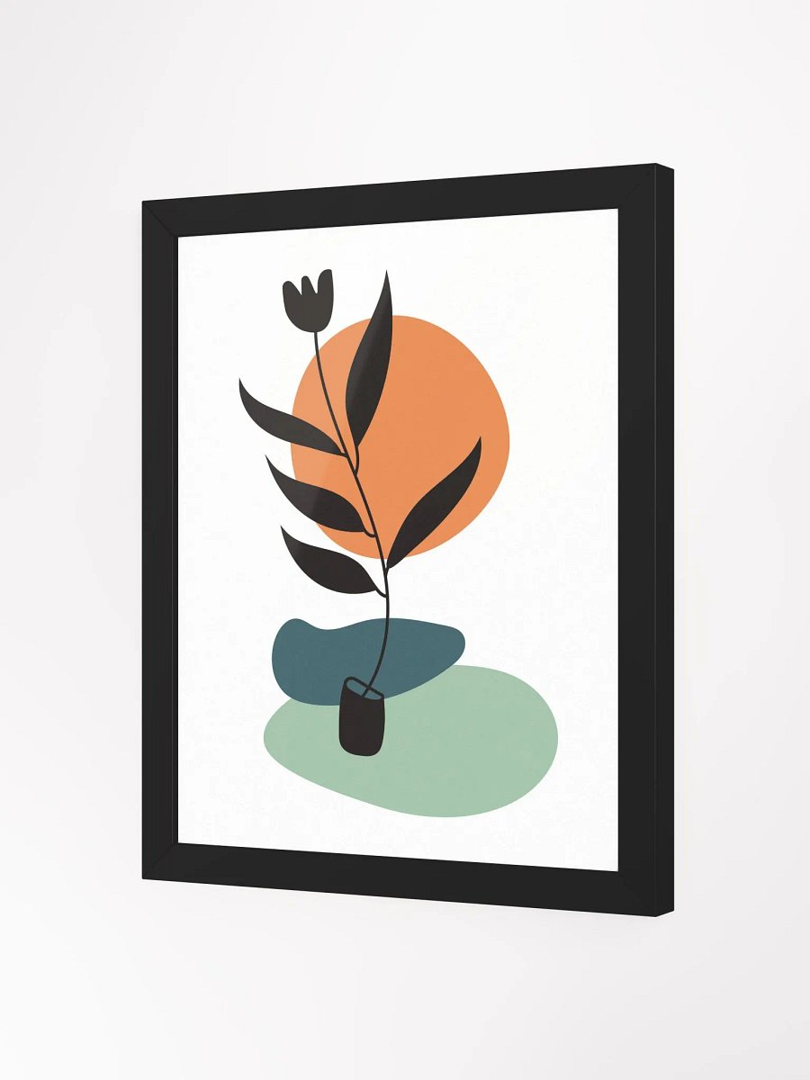 Minimalist Botanical Bliss Framed Poster product image (26)