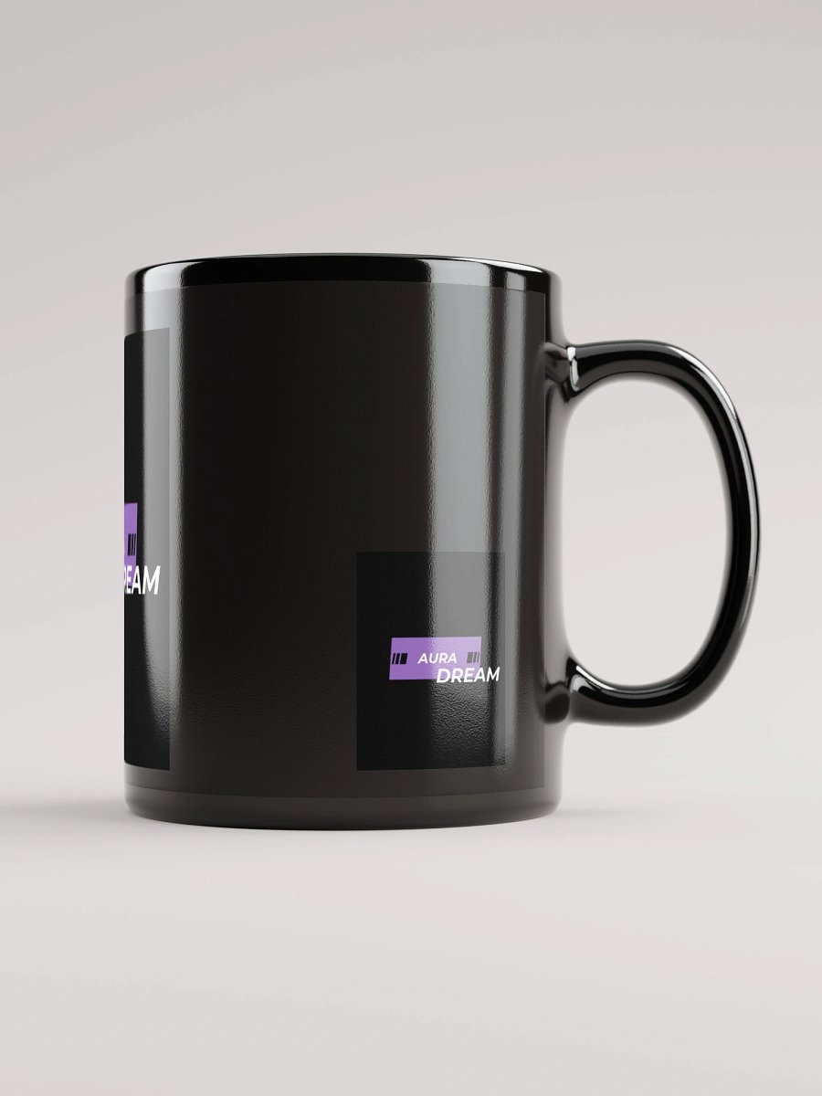 AURA DREAM Black Glossy Mug product image (1)