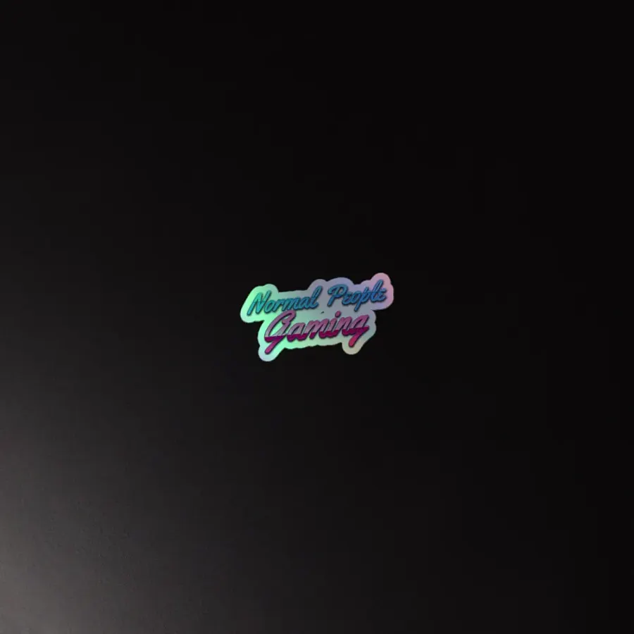 Normal People Gaming Holographic Sticker product image (2)