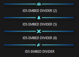 Minty Fresh Embed Divider Bars product image (1)