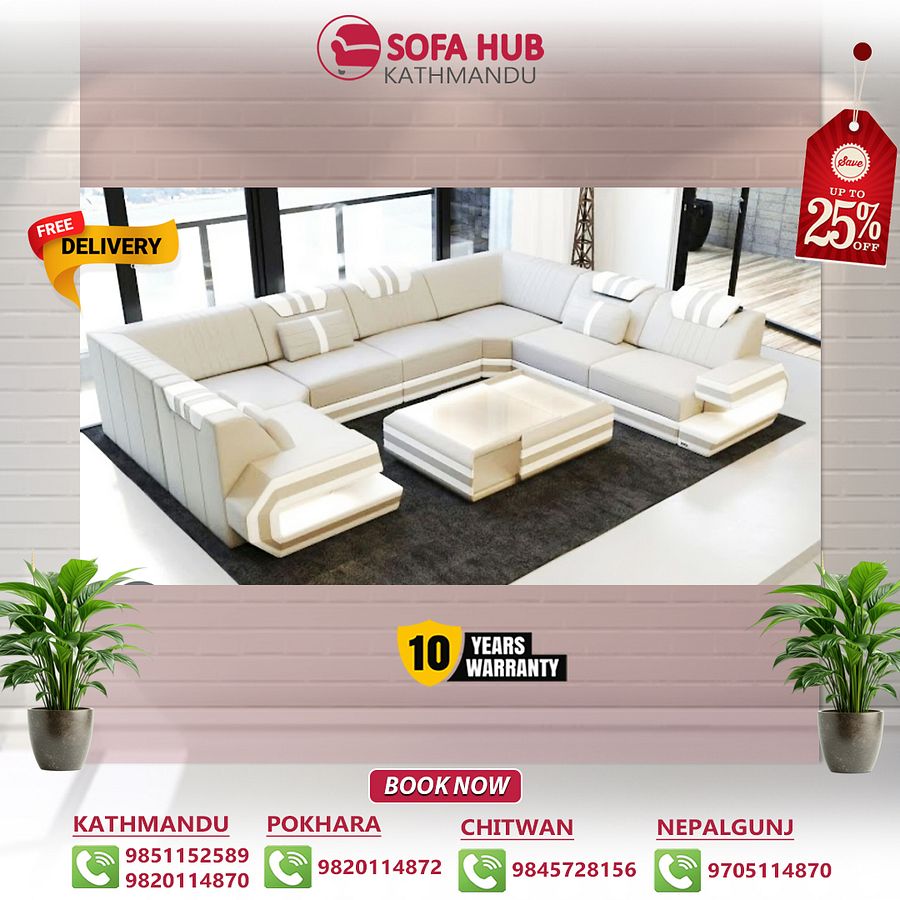 Modern Design Luxury U-Sofa product image (3)