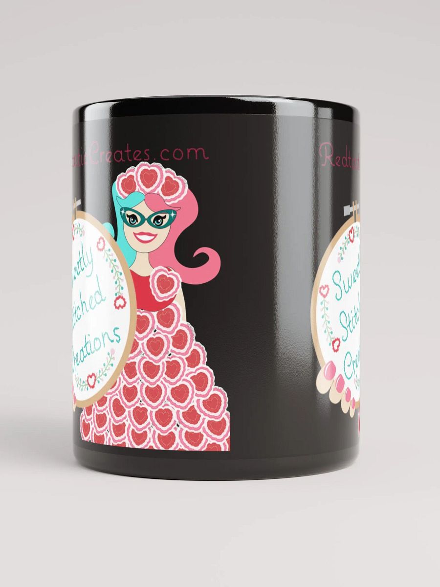 Sweetly Stitched Creations Black Mug product image (5)