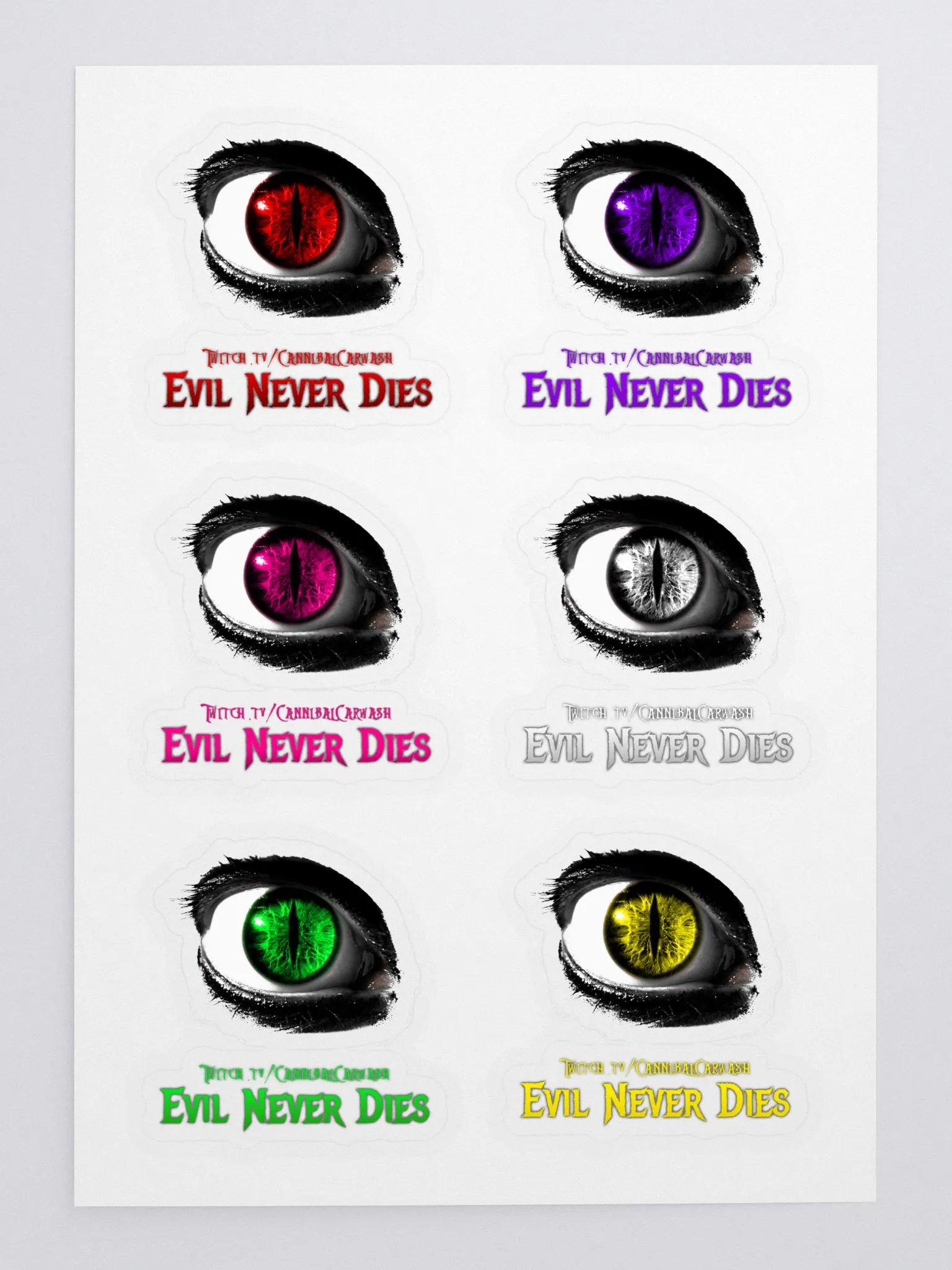 RPPWGY - Evil Never Dies Stickers product image (3)